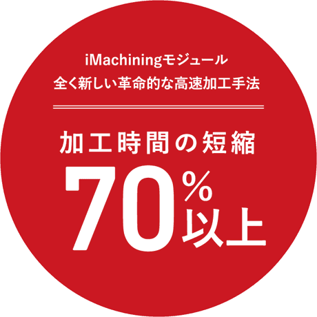 iMachiningモジュール 全く新しい革命的な高速加工手法